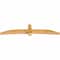 Ekena Millwork Bellingham Rough Sawn Timber Gable Bracket, Western Red Cedar, 108"W x 22"H x 6"D x 6"F, 5/12 Pitch GBW108X22X0606BEL00RWR - alternate 2